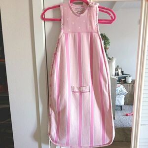 PINK Merino Kids BABY Sleeping Sack WOOL Fleece Sleep Bag 0-24 Months Woolino